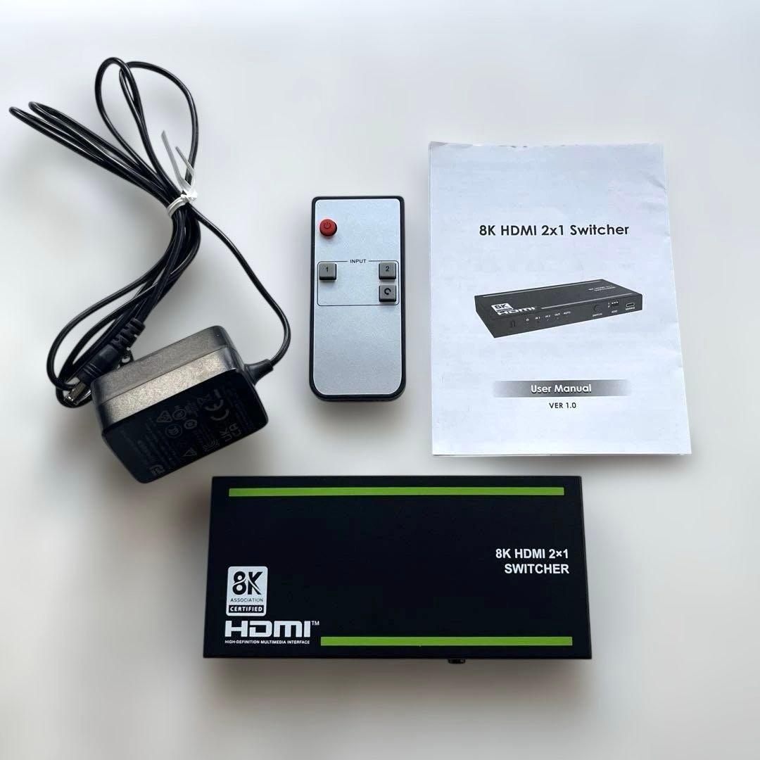 8K HDMI 2x1 Switcher スイッチャー