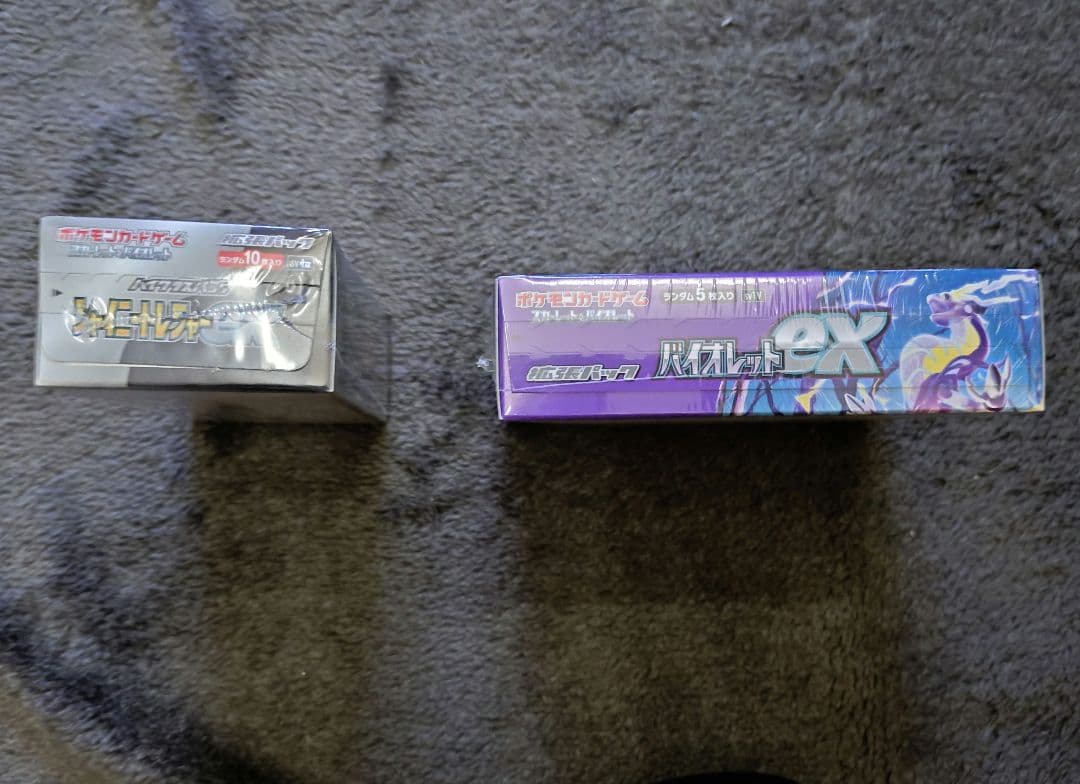 シャイニートレジャーex　　　　バイオレットex 未開封box シュリンク付き