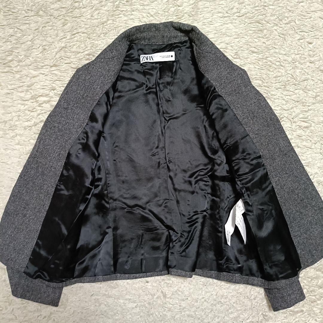 完売品＊ザラ ZARA ZWコレクション ウールブレンドブレザー ミディスカート