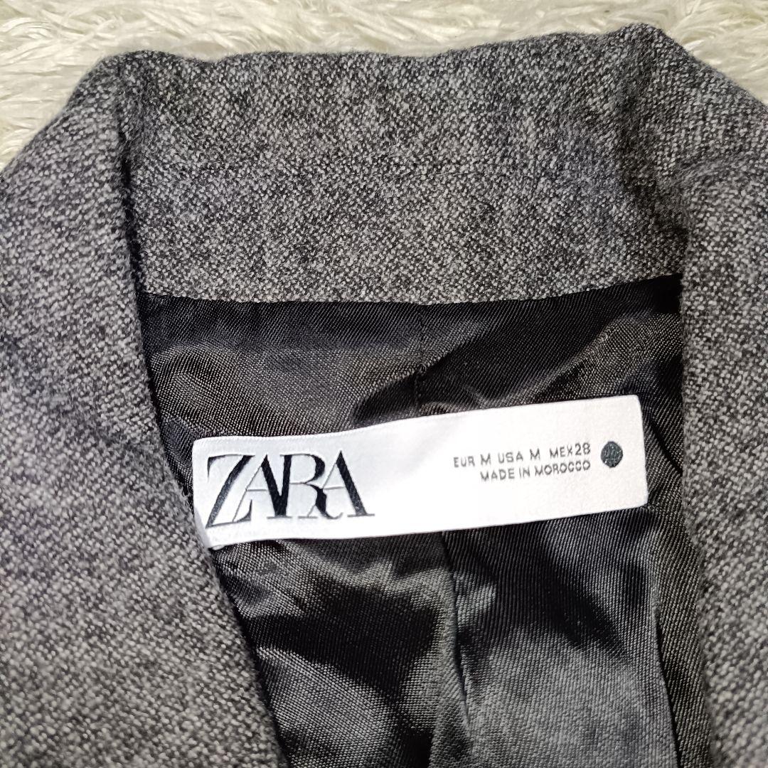 完売品＊ザラ ZARA ZWコレクション ウールブレンドブレザー ミディスカート