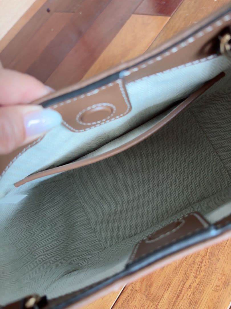 【超美品】 Tory Burch ブラウンショルダーバッグのみ　まめまめさん限定