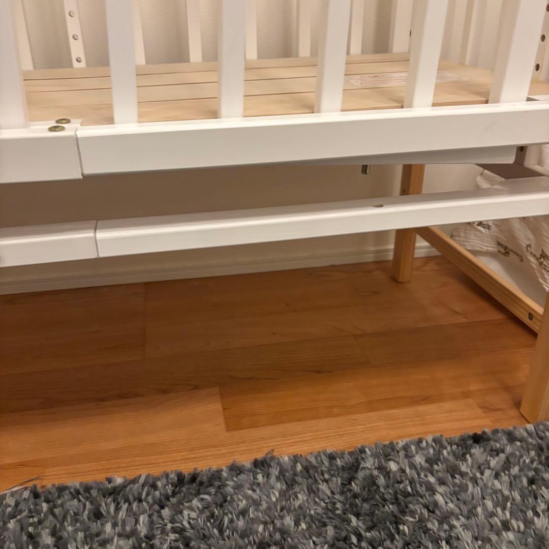 大和屋　ソイネール3 そいねーるIII ホワイト　ベビーベッド