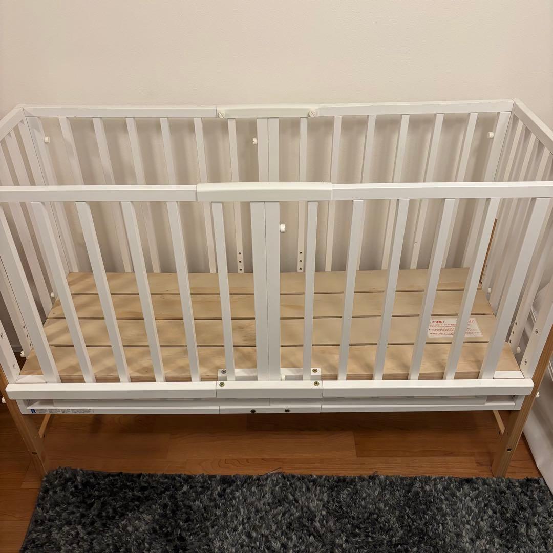 大和屋　ソイネール3 そいねーるIII ホワイト　ベビーベッド