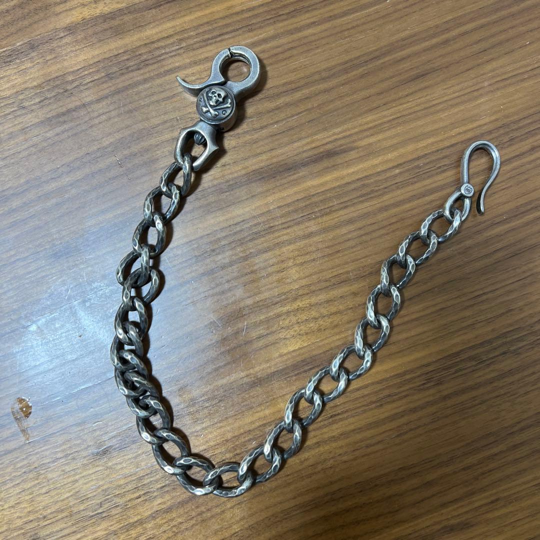 ルードギャラリー ウォレットチェーンtype 7モデル　アージェントグリーム製