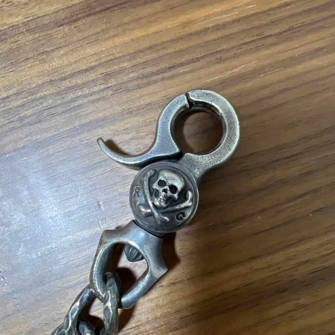 ルードギャラリー ウォレットチェーンtype 7モデル　アージェントグリーム製