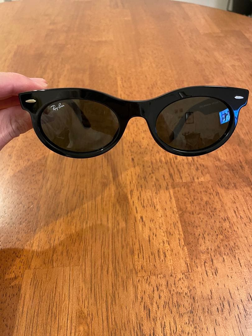 【値下げ】Ray-Ban ブラック サングラス ウェイファーラー