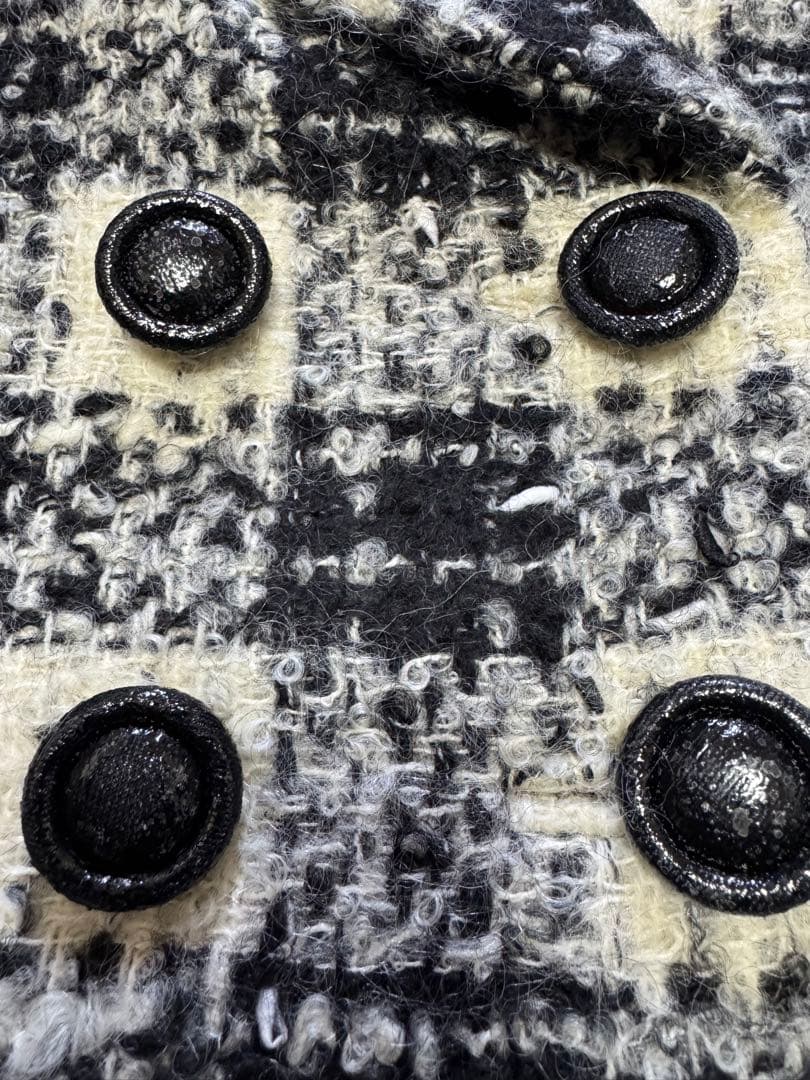 80〜90s ビンテージChristian Dior チェック柄 ツイードJK