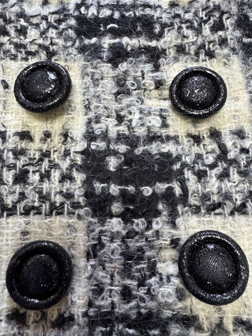 80〜90s ビンテージChristian Dior チェック柄 ツイードJK