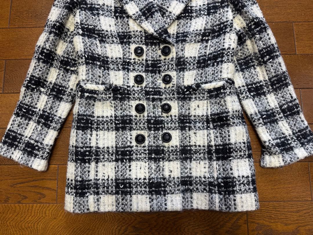 80〜90s ビンテージChristian Dior チェック柄 ツイードJK