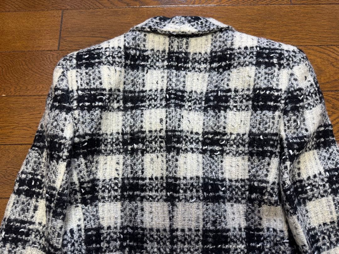 80〜90s ビンテージChristian Dior チェック柄 ツイードJK