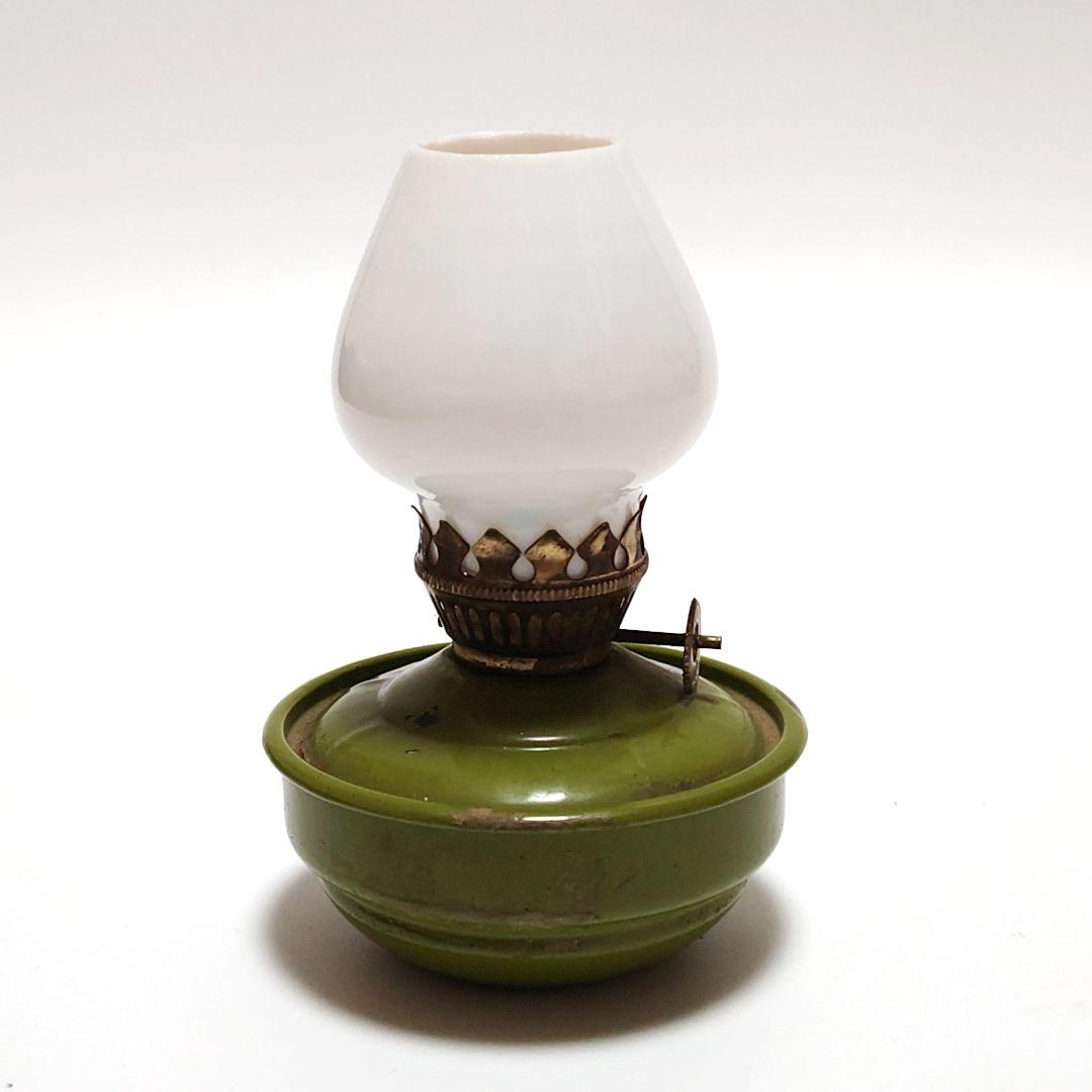 ビンテージ ティン オイルランプ