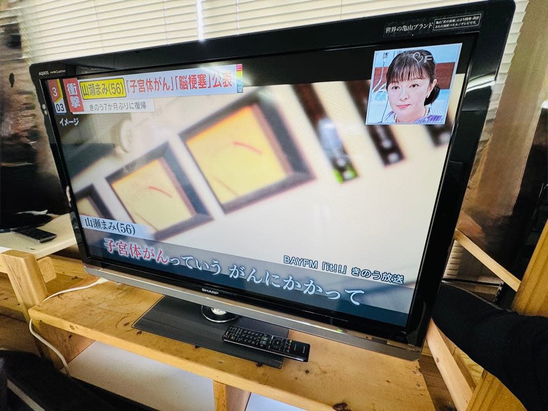 SHARP シャープ テレビ 46型 地デジ 地上波 電化製品 家庭用 動作品