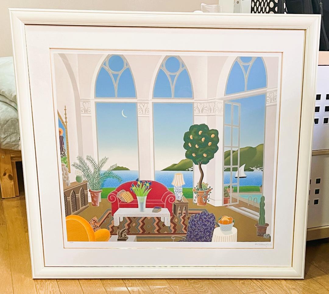 トーマス・マックナイト版画 (Thomas McKNIGHT)「レッドカウチ」