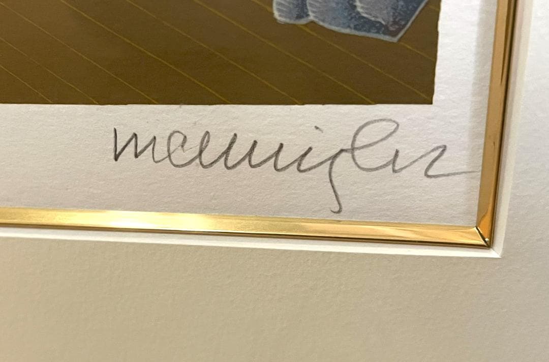 トーマス・マックナイト版画 (Thomas McKNIGHT)「レッドカウチ」