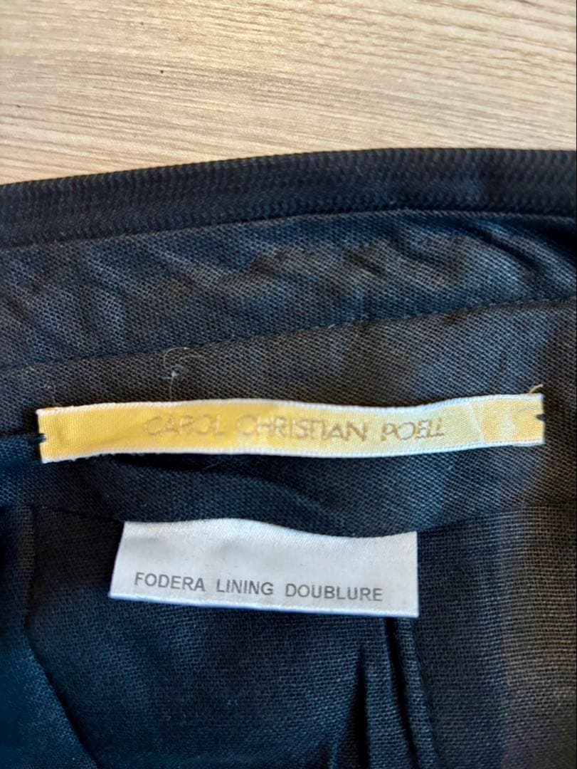 CAROL CHRISTIAN POELL ブラック　スラックス