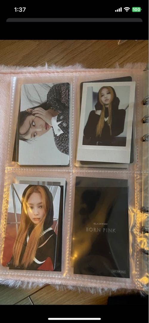 公*o様 BLACKPINK タレントカードセット