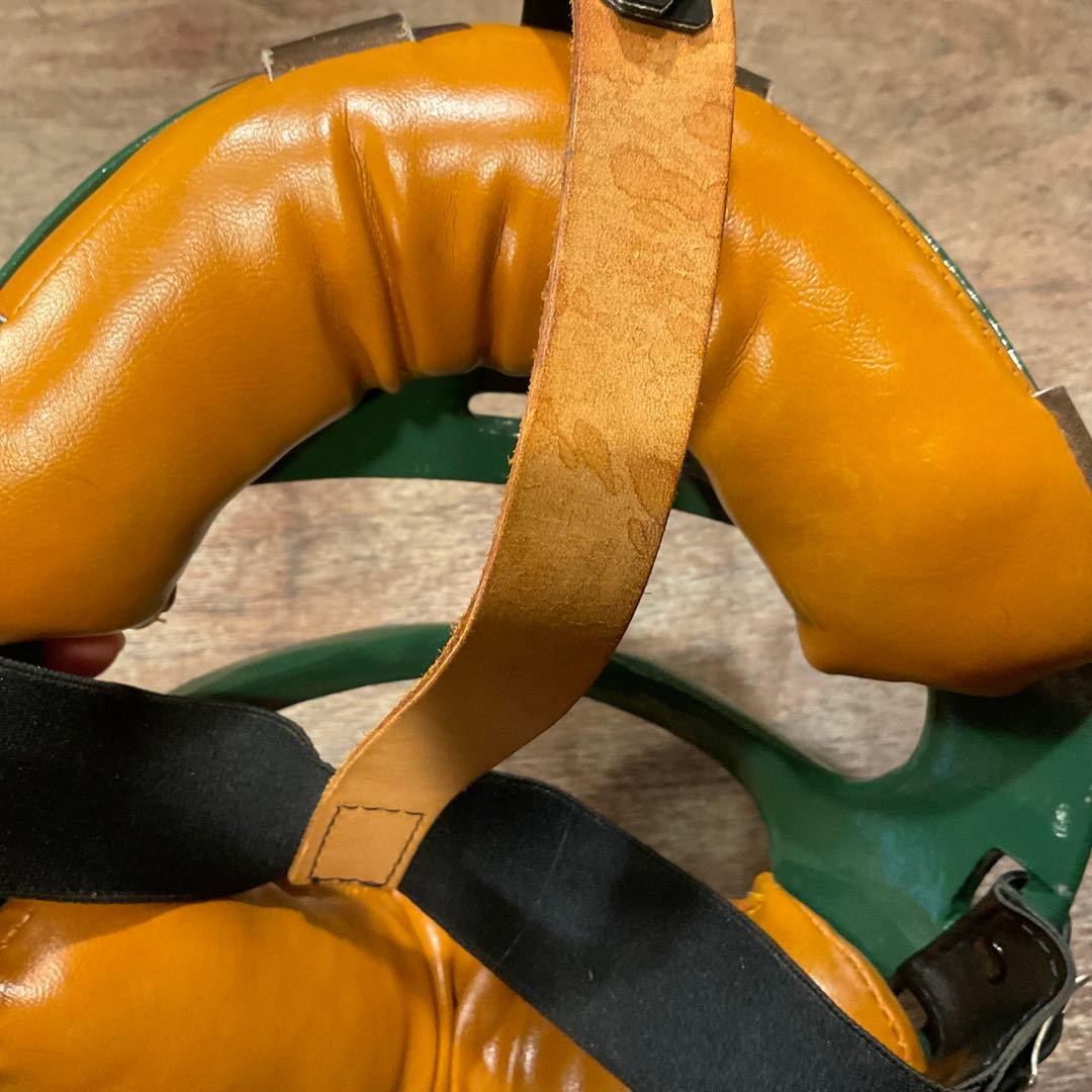 未使用保管品！昭和レトロ キャッチャーマスク 金属製 野球 審判 硬式 軟式