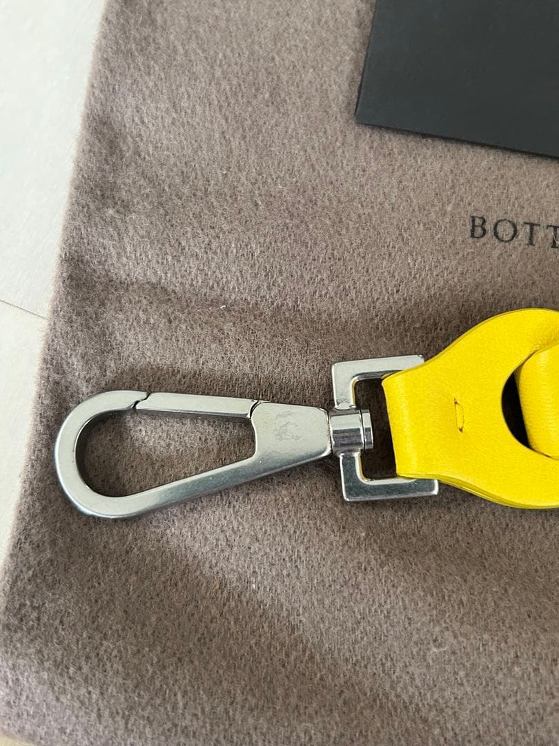 【新品未使用品】Bottega Veneta イエロー キーホルダー