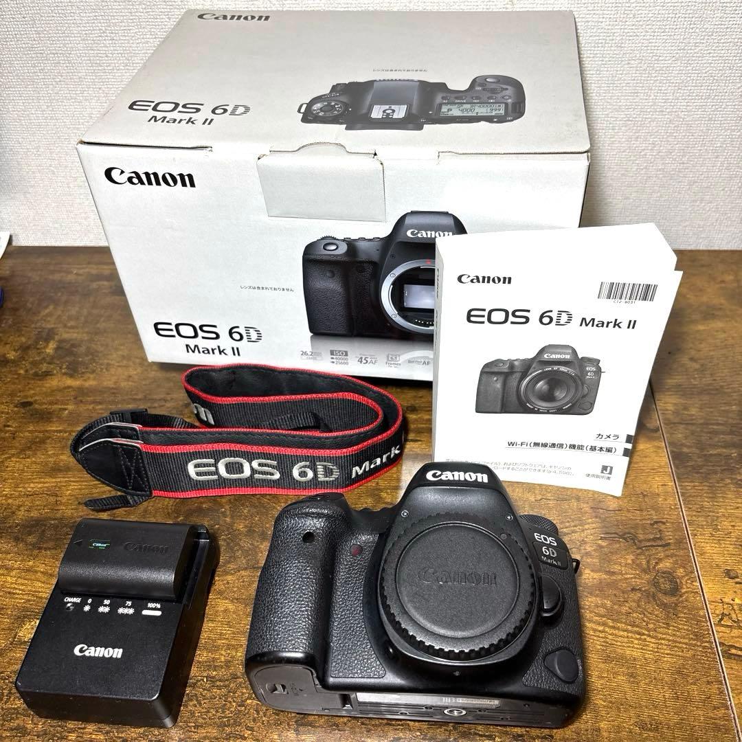 EOS 6D Mark II ボディ 外箱 バッテリー付き