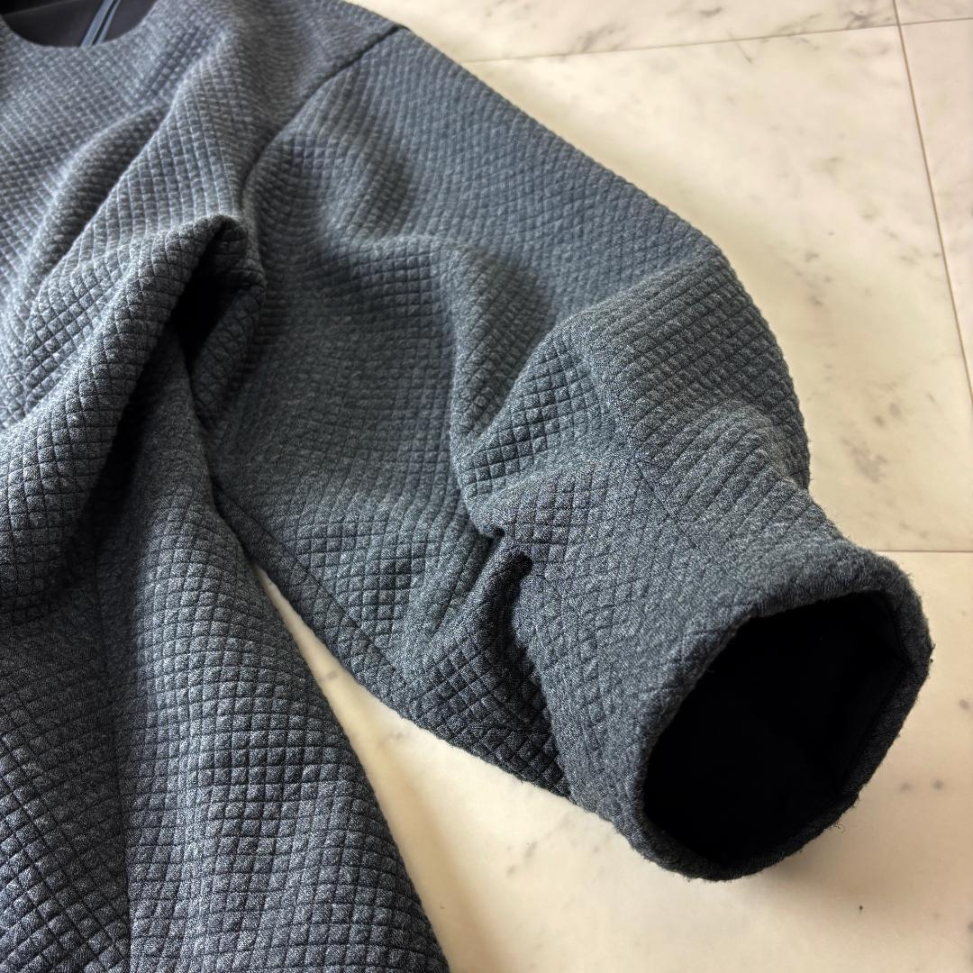 LE PHIL スクエアジャガード ジャージ ブラウス F グレー ル フィル