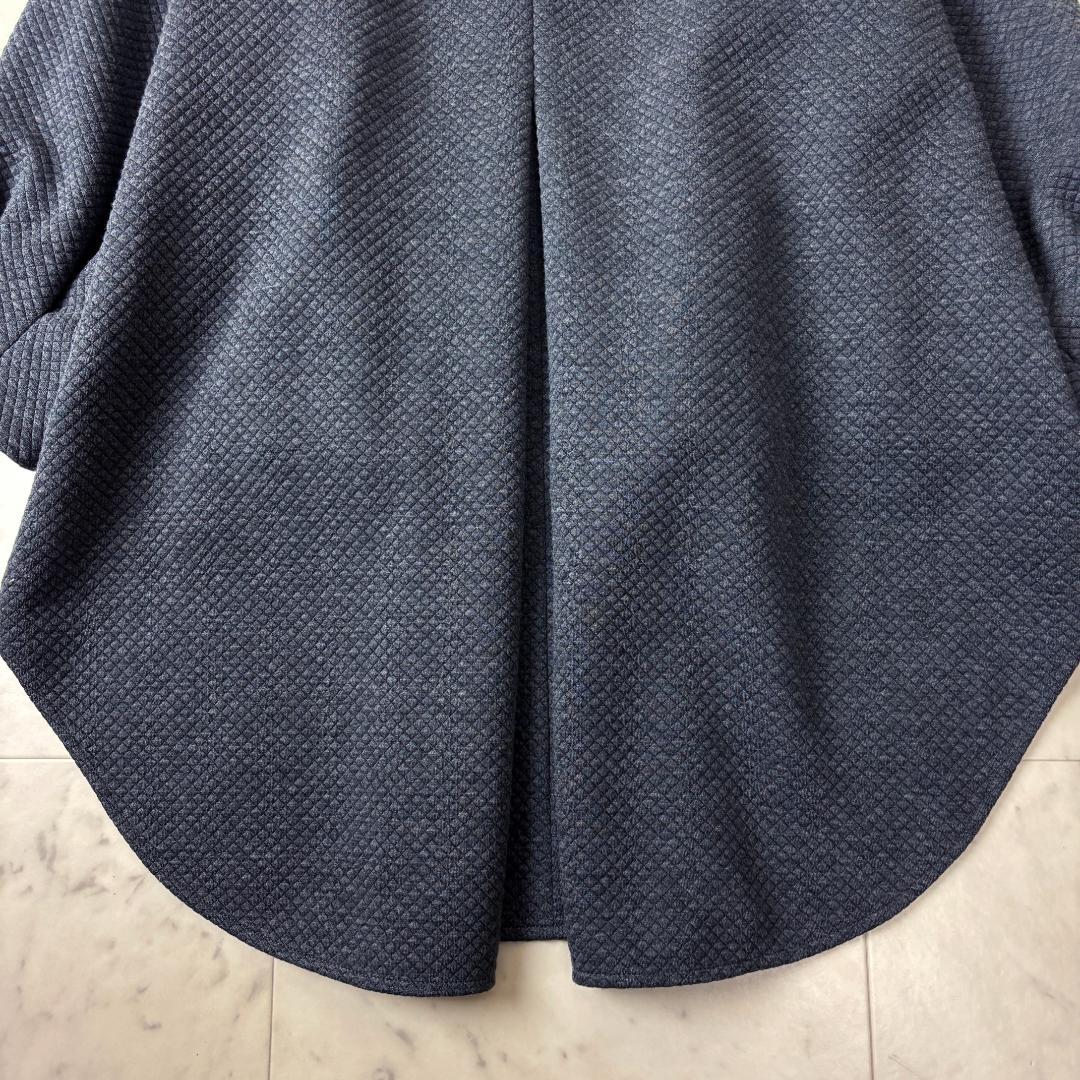 LE PHIL スクエアジャガード ジャージ ブラウス F グレー ル フィル