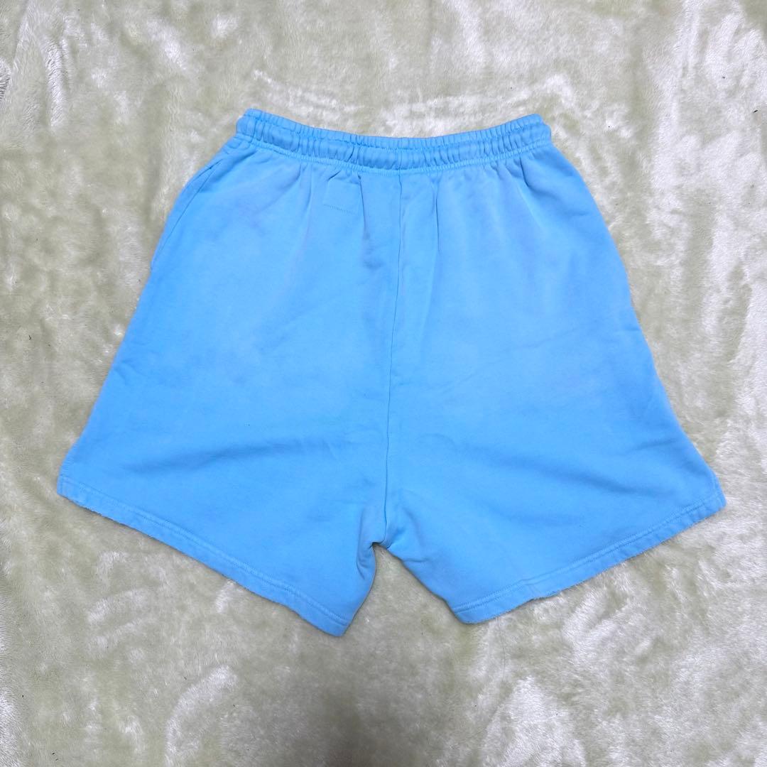 Hellstar blue FLAME shorts ヘルスター ハーフパンツ