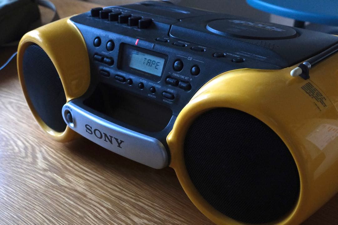 SONY SPORTSラジカセ CFD-980 カセットテープ