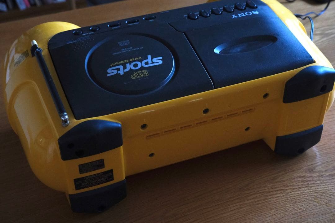 SONY SPORTSラジカセ CFD-980 カセットテープ