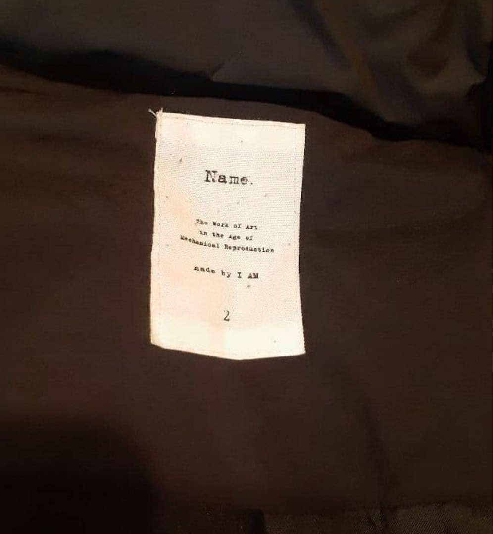 Name. ネーム　ダウンジャケット　19aw別注