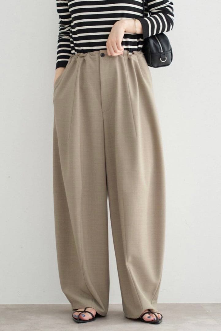 IENA コクーンパンツ ベージュ