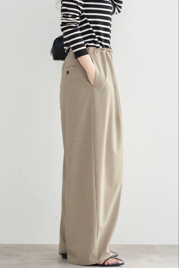 IENA コクーンパンツ ベージュ