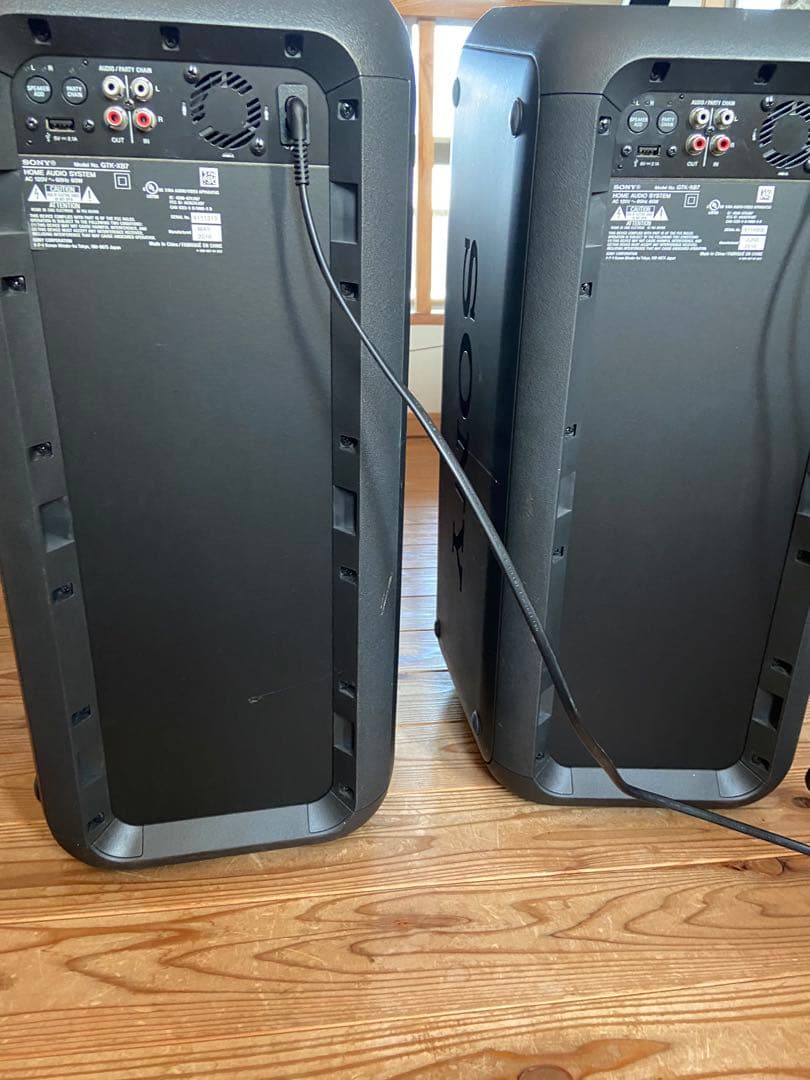 希少 USA限定 Bluetooth SONY GTK-XB7 リモコン付2台!