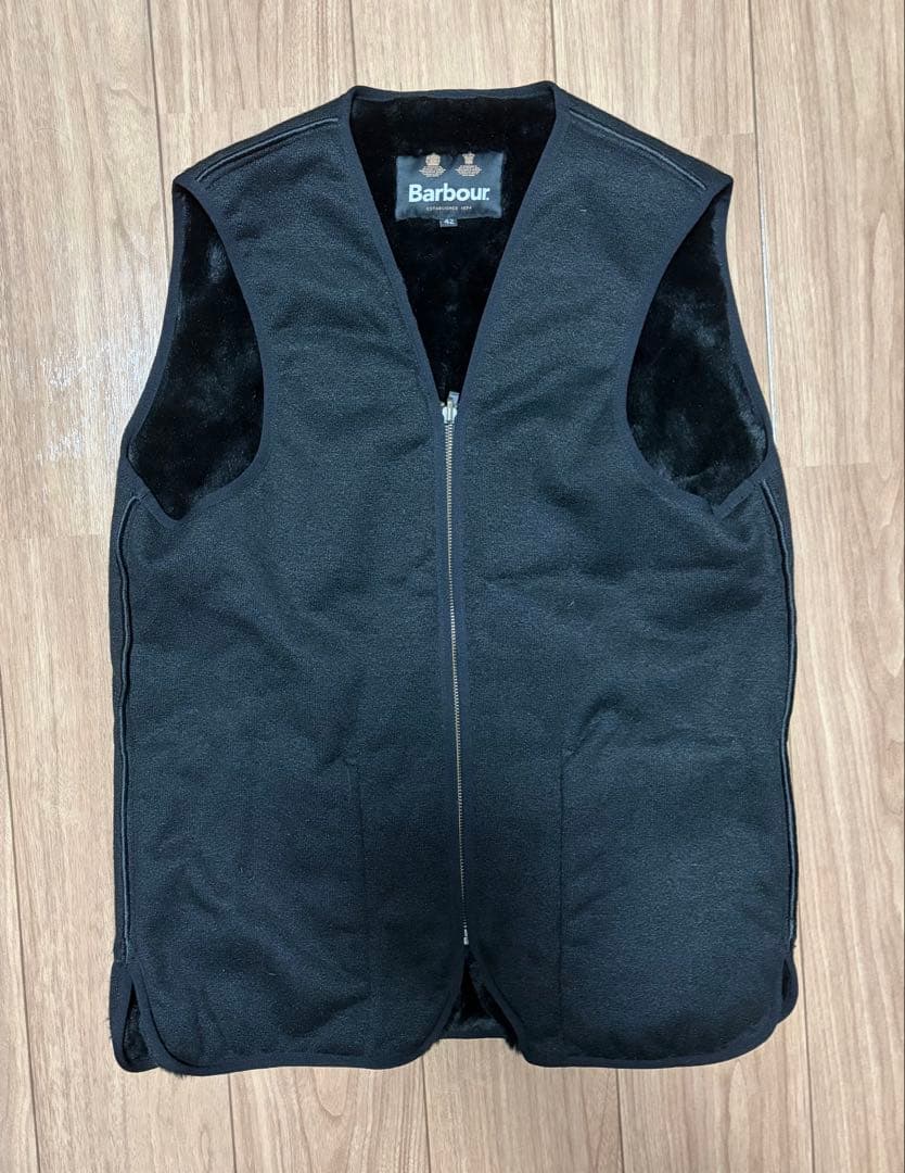 Barbour フロントジップファーライナー　ベスト