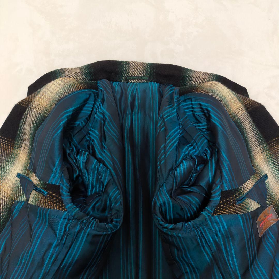 80S　arrston volaju　シャードチェック柄　テーラードジャケット