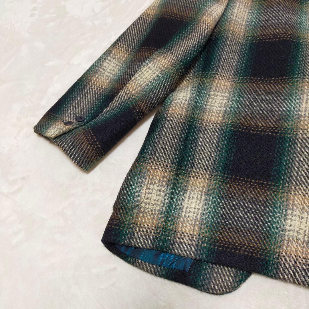 80S　arrston volaju　シャードチェック柄　テーラードジャケット