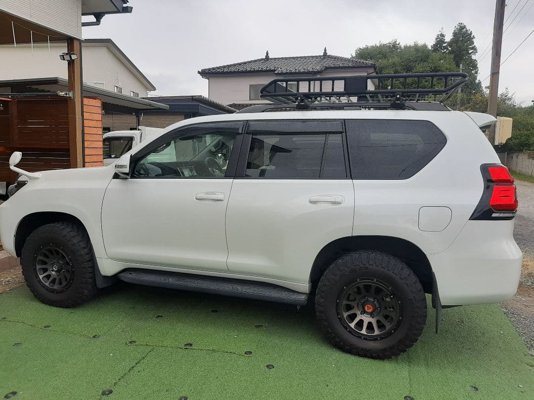 150プラド後期　ベースキャリア+アルミルーフラック