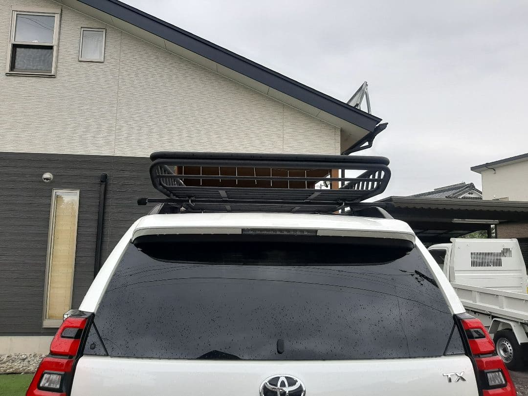 150プラド後期　ベースキャリア+アルミルーフラック