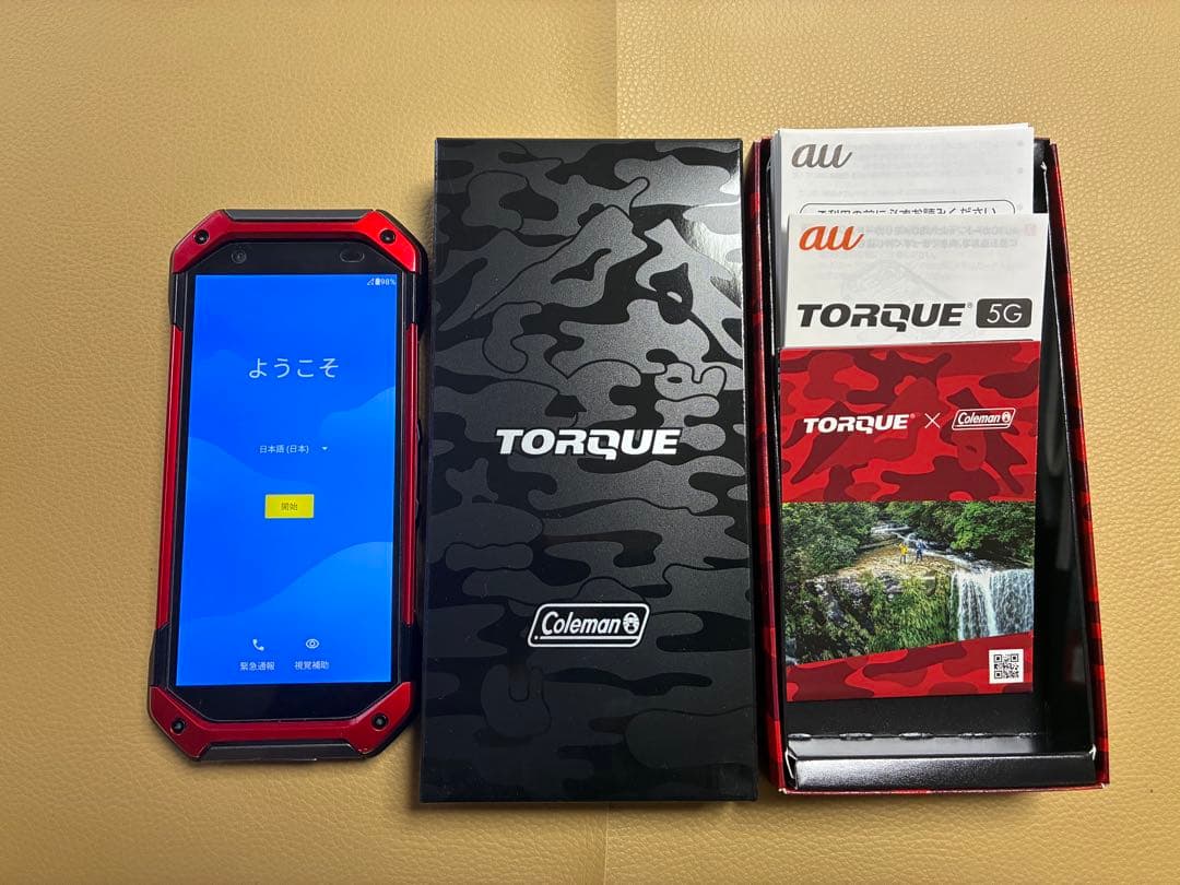TORQUE X Coleman 5G スマートフォン 本体