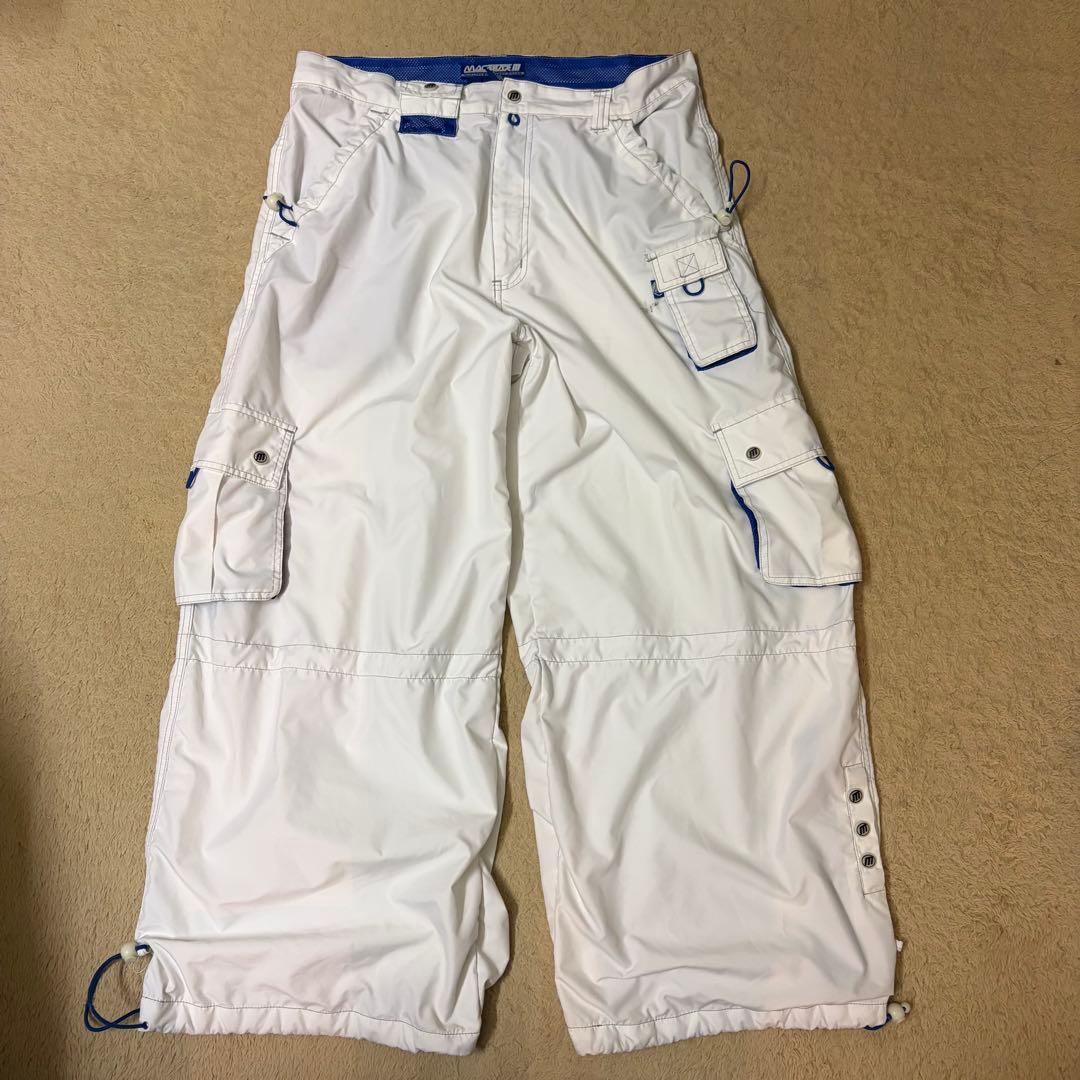 90s 00s Y2K Tech Macgear Rave Pants あおば