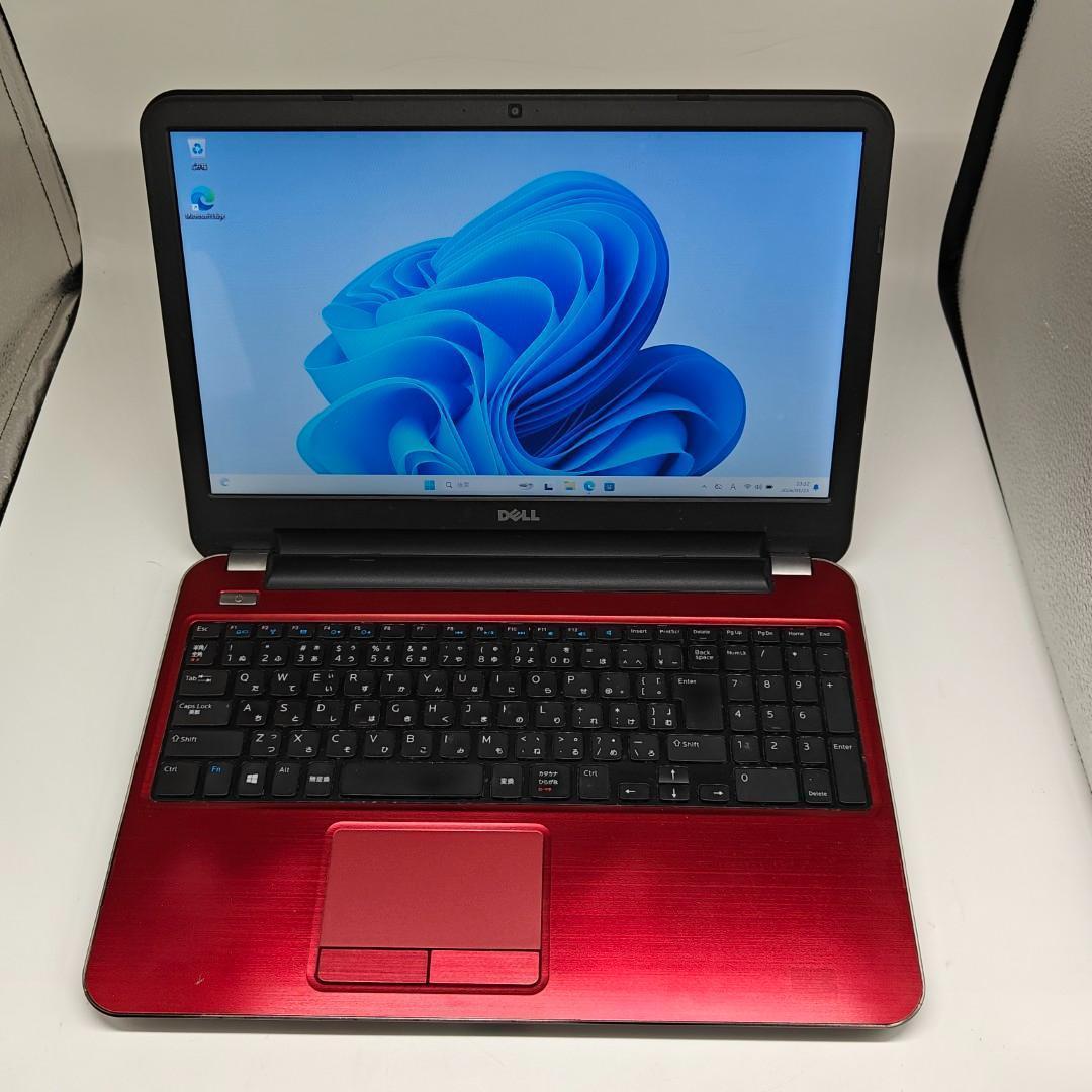 【DELL】高性能i7 SSD512GB 16GB レッド ノートPC