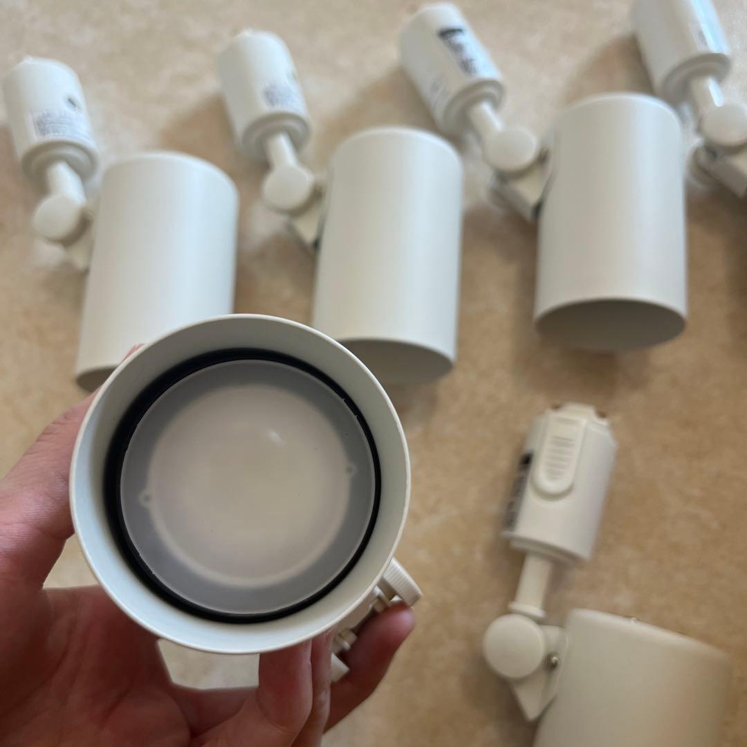 ずず　LEDスポットライト 4個セット　電球色　ライティングレール用