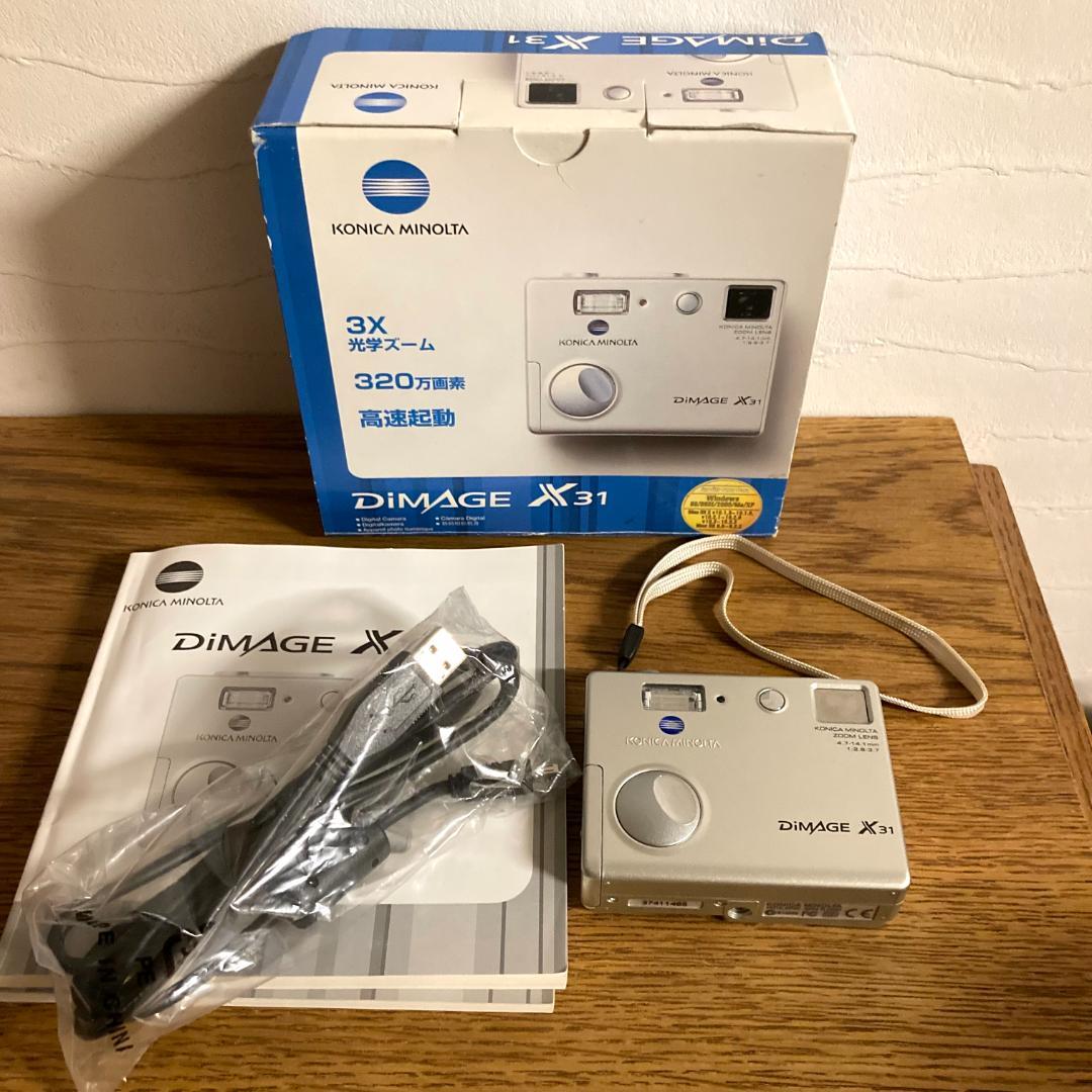 美品 動作確認済み KONIKA MINOLTA DiMAGE X31 デジカメ