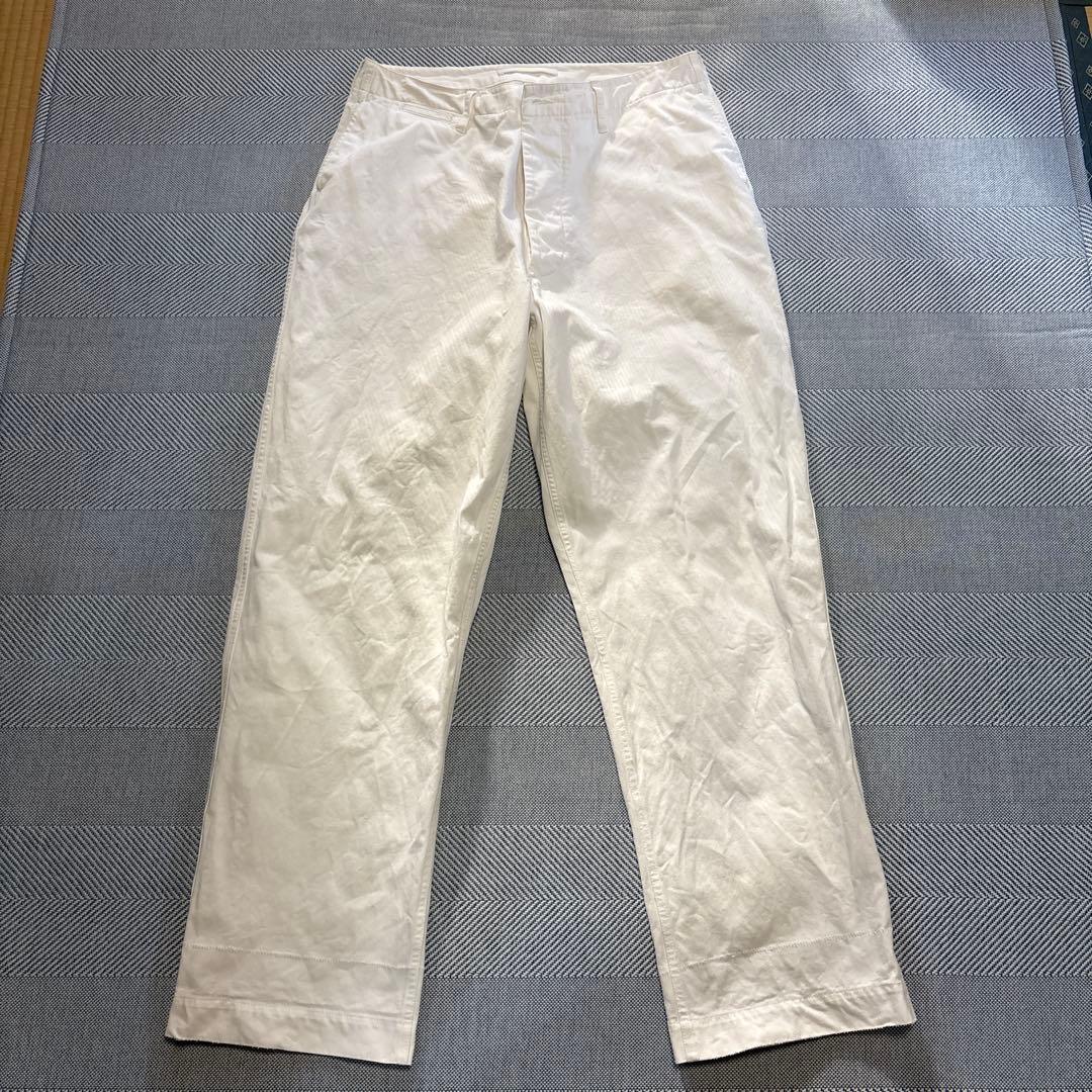 ナイジェルケーボン ベーシックチノパン ホワイト サイズ38