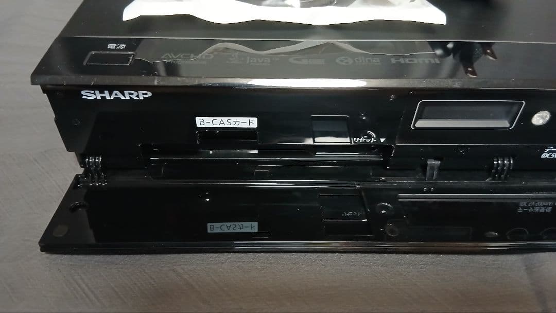 500GB シャープ AQUOS BDレコーダー☆BD-W580☆リモコン付