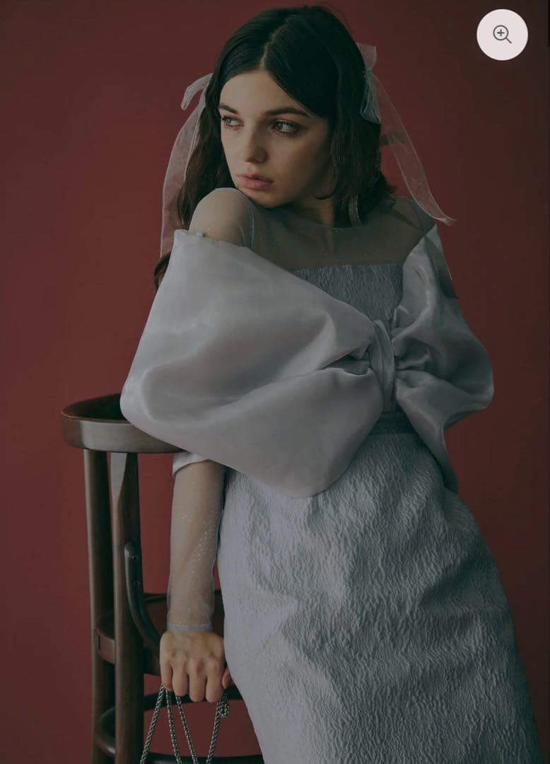 エクミール リボンタイトドレス