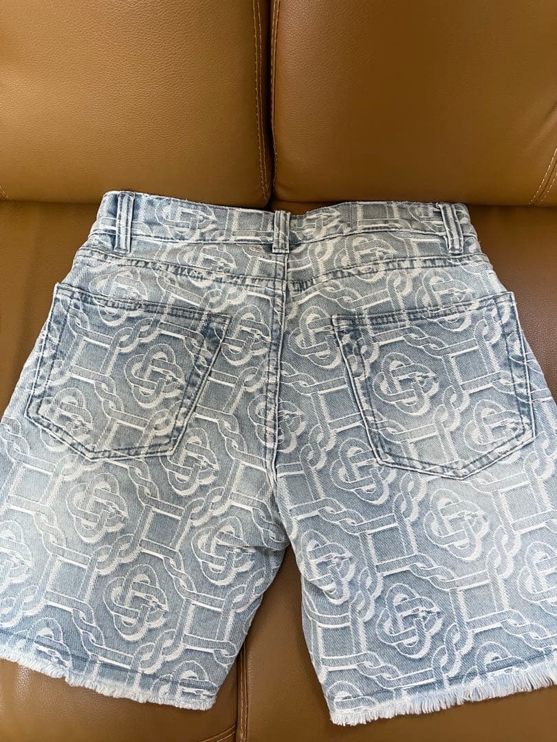 未使用 CASABLANCA Casablanca カサブランカ デニム 短パン