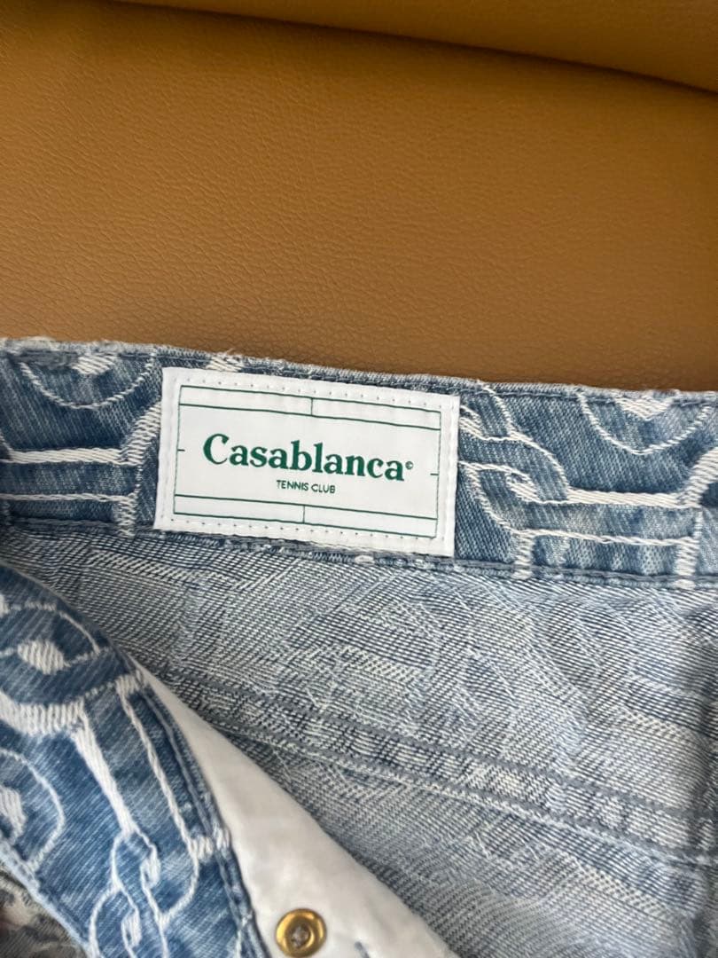 未使用 CASABLANCA Casablanca カサブランカ デニム 短パン