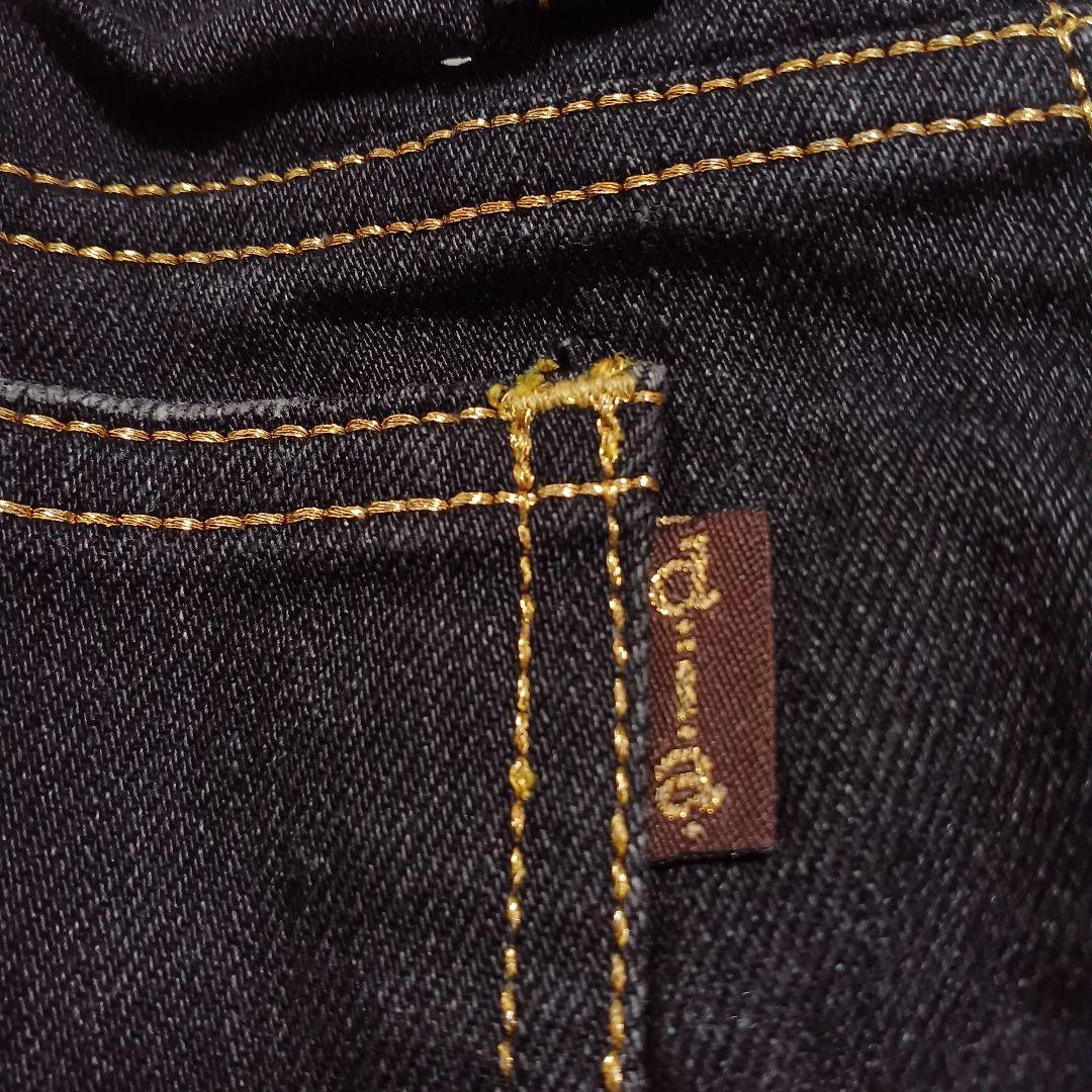 d.i.a. ダイヤ 金糸 ベルト ブラック デニム ショーパン ギャル 黒金