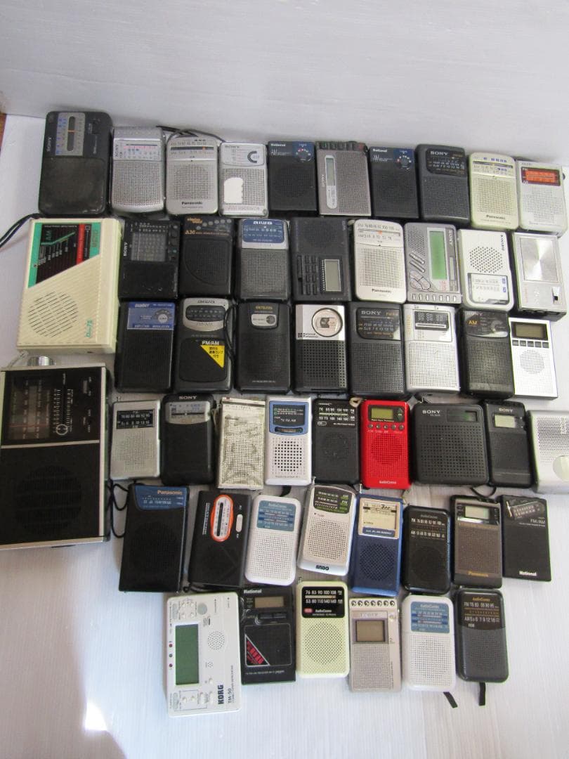K0722 ソニー/パナソニック/アイワ ...ラジオ51台まとめ売り ジャンク