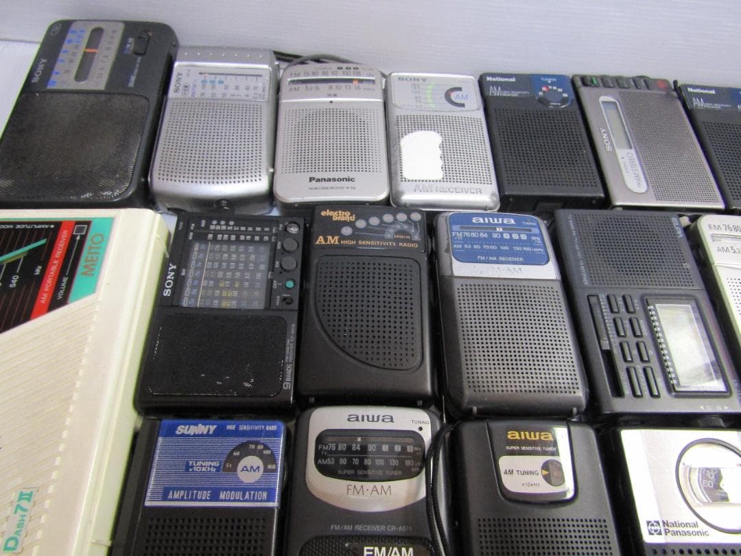 K0722 ソニー/パナソニック/アイワ ...ラジオ51台まとめ売り ジャンク